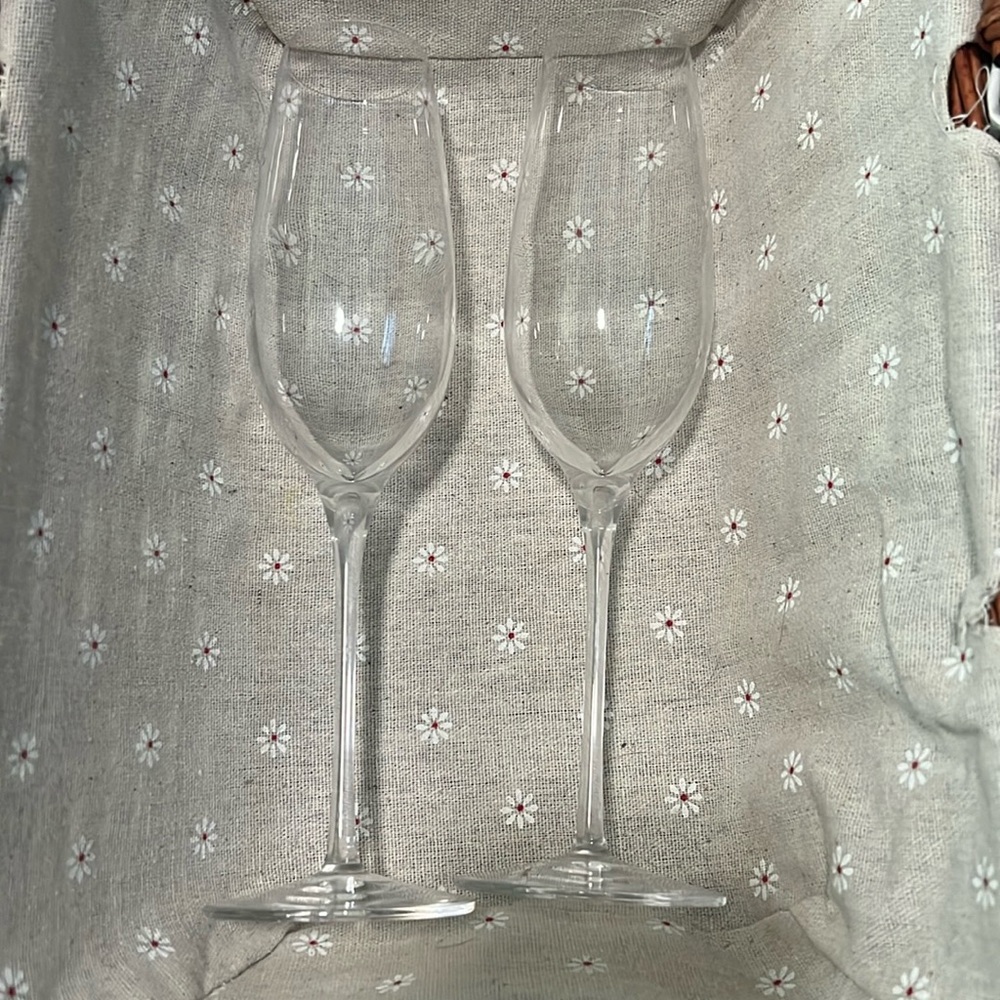 Tiffany & Co Champagne Flutes Set of 2